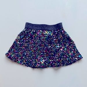 Rainbow sequins skirt